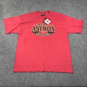 VTG DAI Houston Astros‎ T-Shirt Mens XL MLB Dynasty 2004 Graphic Red NWT